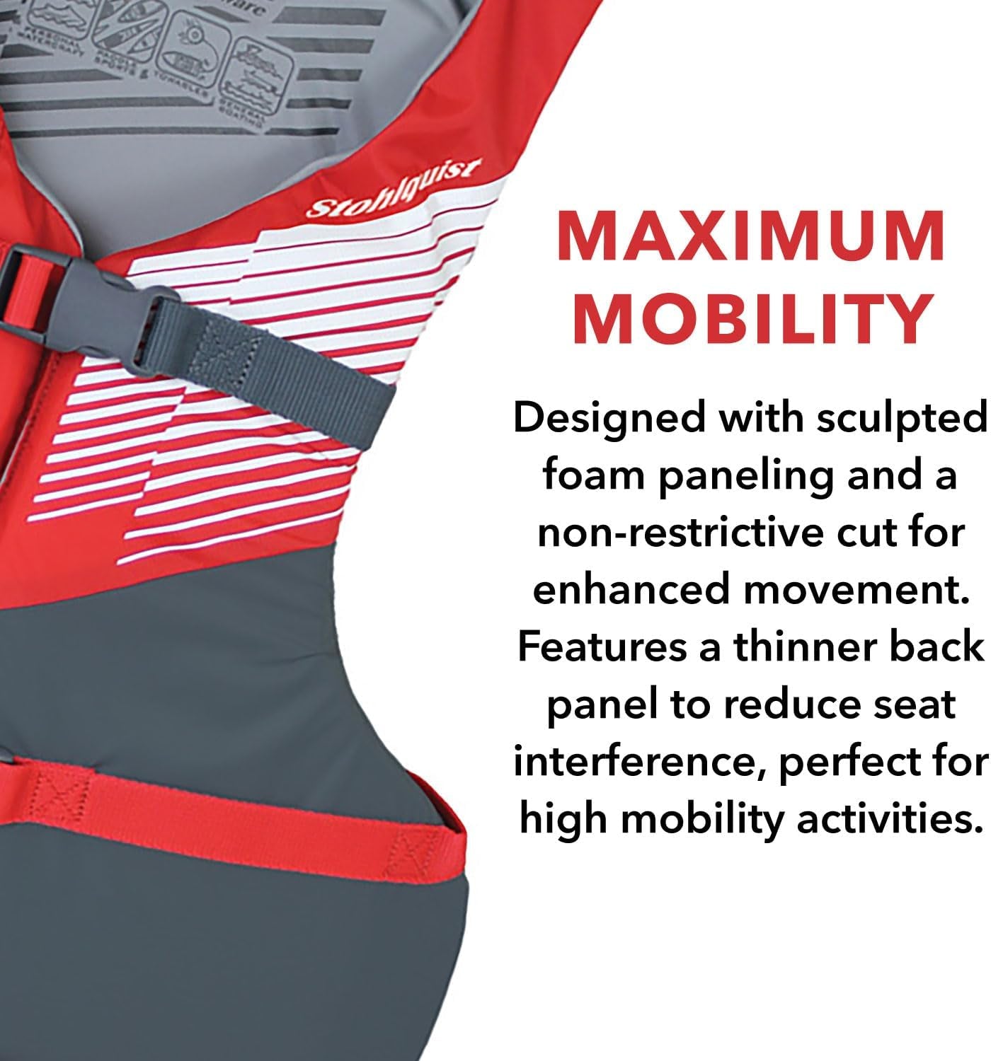 Universal Fit Adult Life Jacket PFD (2 and 4 Pack) Coast Guard Approved for Men and Women 90+ Lbs, Lightweight Neoprene and Adjustable, Ideal for Boating, Kayaking & Water Sports