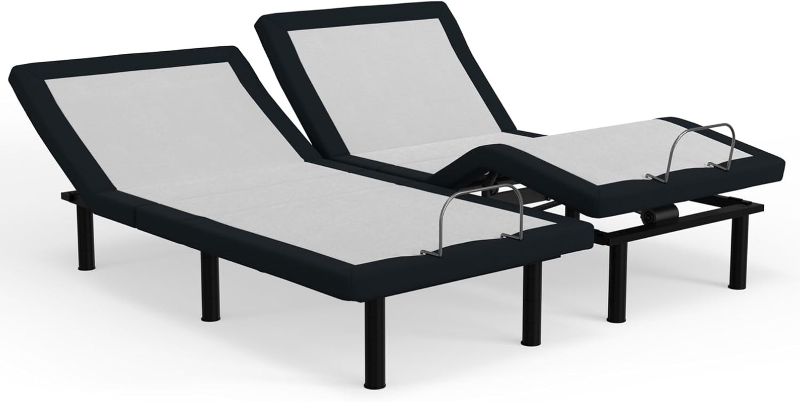 E3 Split King Adjustable Bed Base Frame with Wireless Remote, Head and Foot Incline with Both Left and Right Sides, Easy Assembly, and 10 Year Warranty