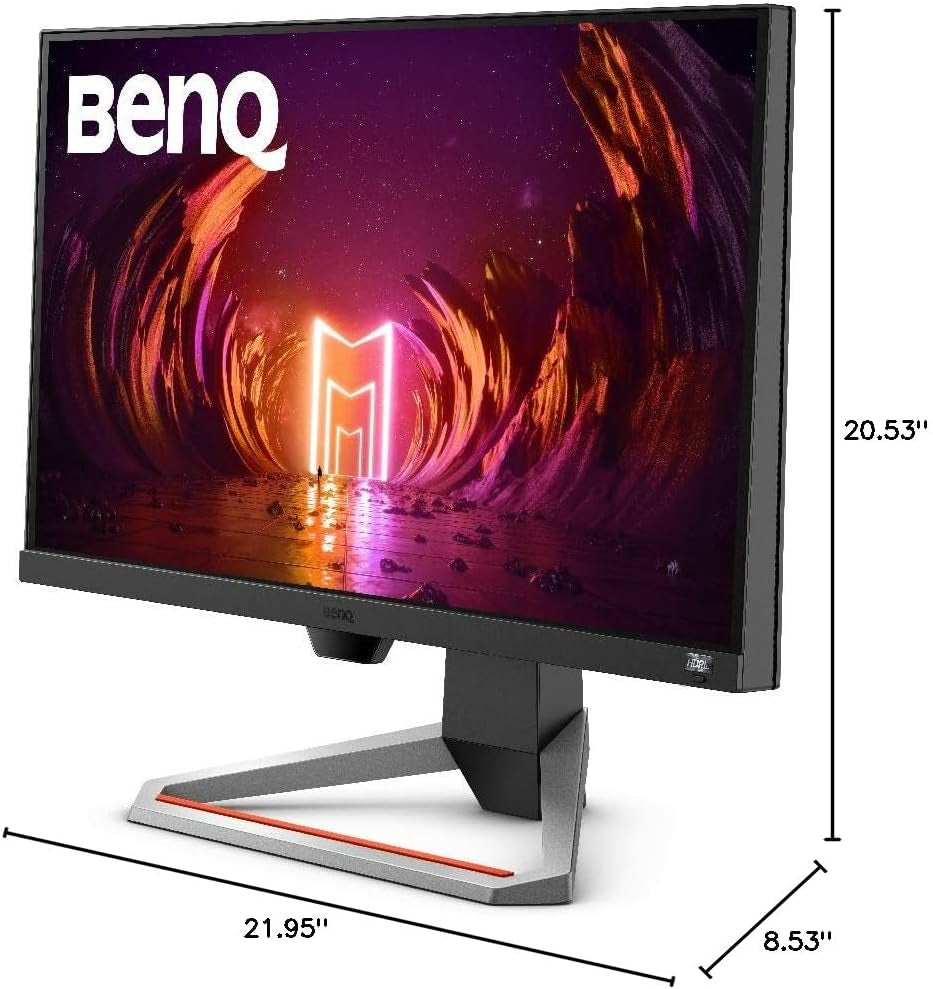 Mobiuz EX2510 24.5 Inch 1080P 144Hz IPS Computer Gaming Monitor with Freesync Premium, Hdri and Speakers