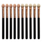 Makeup Brushes Set for Women Professional, 10Pcs Sponge Eyeshadow Brush Sets Applicator Double Sided Reusable